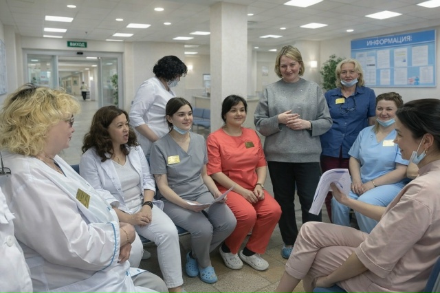 В женской консультации №1 состоялся обучающий тренинг для медицинского персонала